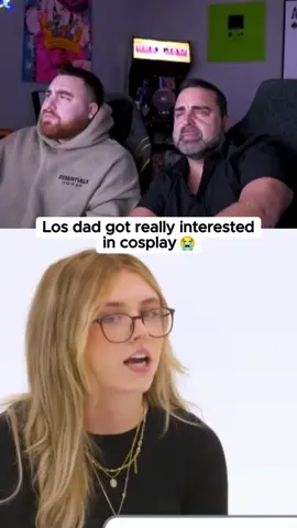 Los dad got really interested into cosplay 😭 #lospollostv #lospollos #cosplay #funny #fyp