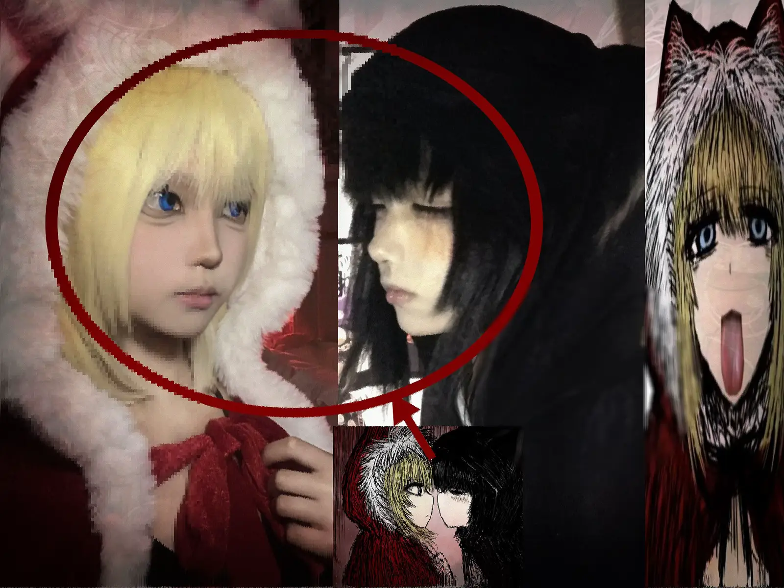 #blacksouls #deadredhood #redhood #charlotte ：@Boogiepop #fyp 