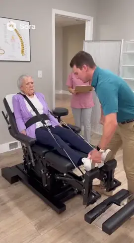 Ms Hobbs gets launched through a wall at chiropractor 😅  #elderly #ai #chiropractic #viral #fyp 