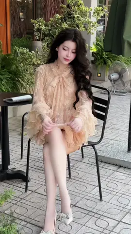 Váy xinh tiểu thư chụp trời thu hết ý các c ơi!!!#viralvideo #xuhuongtiktokkk 
