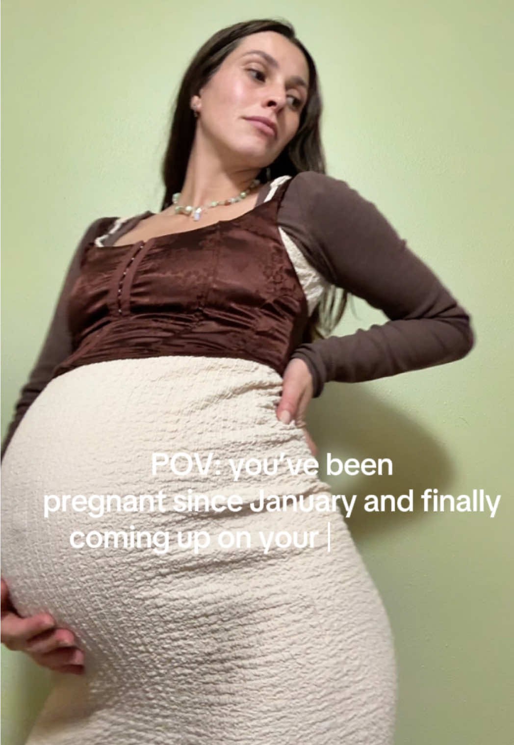 The past week I’ve been waking up wondering ‘Is today the day I finally go into #labor ‘ but we’re still out here very pregnant. I’m tired of this grandpa lol #9monthspregnant #pregnantmama #39weekspregnant #duedate 