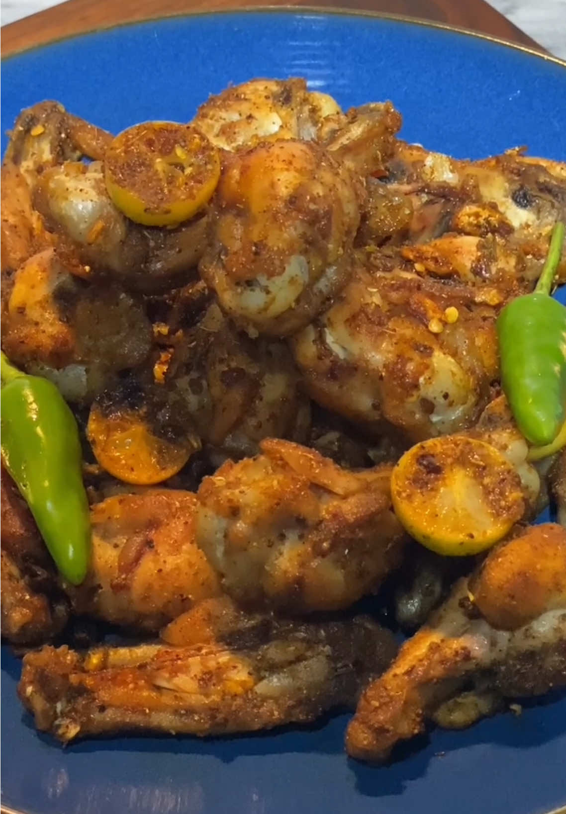 Balochi Dry Chicken wings😋 #khandesifoods #asmr #balochi #chicken 