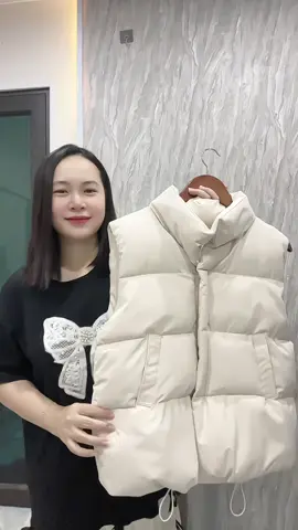 Áo phao gile nữ dây rút cho các nàng nè