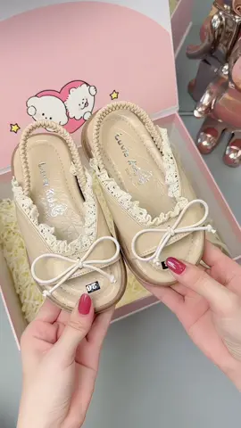 Sandal phối ren cho bé #tiemacha #sandalchobe 