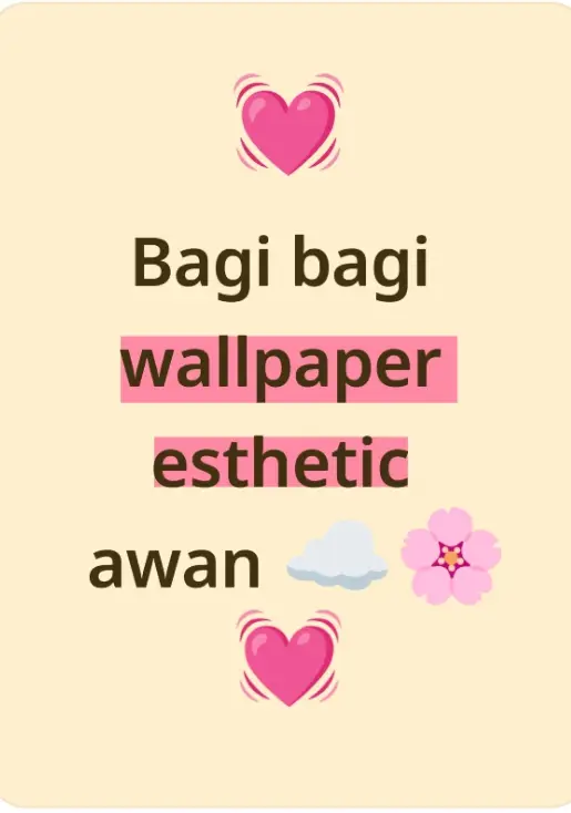 Bagi bagi wallpaper esthetic ☁️🌸💓  #walpapper #awan #esthetic  #fyppppppppppppppppppppppp 