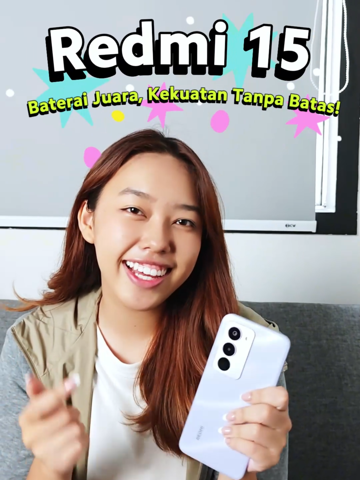 Nggak perlu takut baterai habis di tengah take! Baterai 7000mAh Redmi 15 siap nemenin kamu bikin puluhan kali elevator transition keren! Yuk ikut bikin elevator transition challenge ini! 🤩🤩 #XiaomiIndonesia