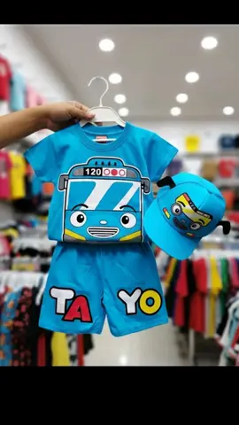 setelan baju anak karakter Tayo anak laki-laki keren abis #promoseruweekend #promomakan1010 #fyp #setelananak #bajuanakviralmurah 