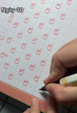 Ngày 40: luyện quy tắc nối nét số 5: nét cong + nét hất = 0,5 ô li với oi..#hànhtrìnhluyệnchữcủamình✏️❤️ #cáchluyệnchữđẹp #xuhuongtiktok 