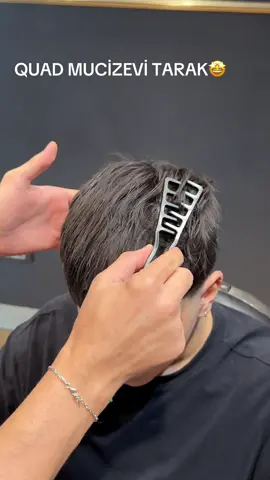QUAD MUCİZEVİ TARAK🤩fönsüz dokunuşlara sahip ol saçını sev🙌
