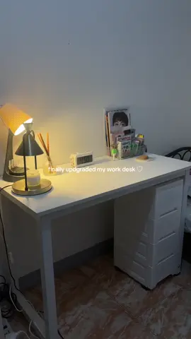 best purchase ever!! 🥹 #desksetup #workdesk #fyp 