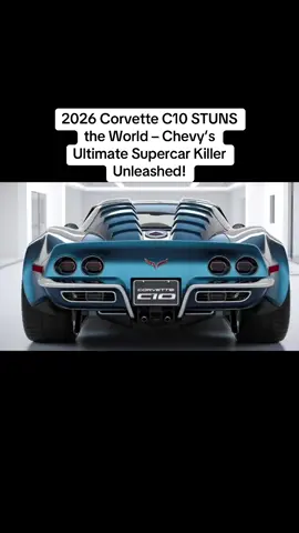2026 Corvette C10 STUNS the World – Chevy’s Ultimate Supercar Killer Unleashed! #corvette #car #truck #cars #viral 