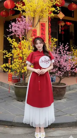 Set Áo Dài Cách Tân #xuhướng #aodai #aodaicachtan #thoitrangnu #tet2026 