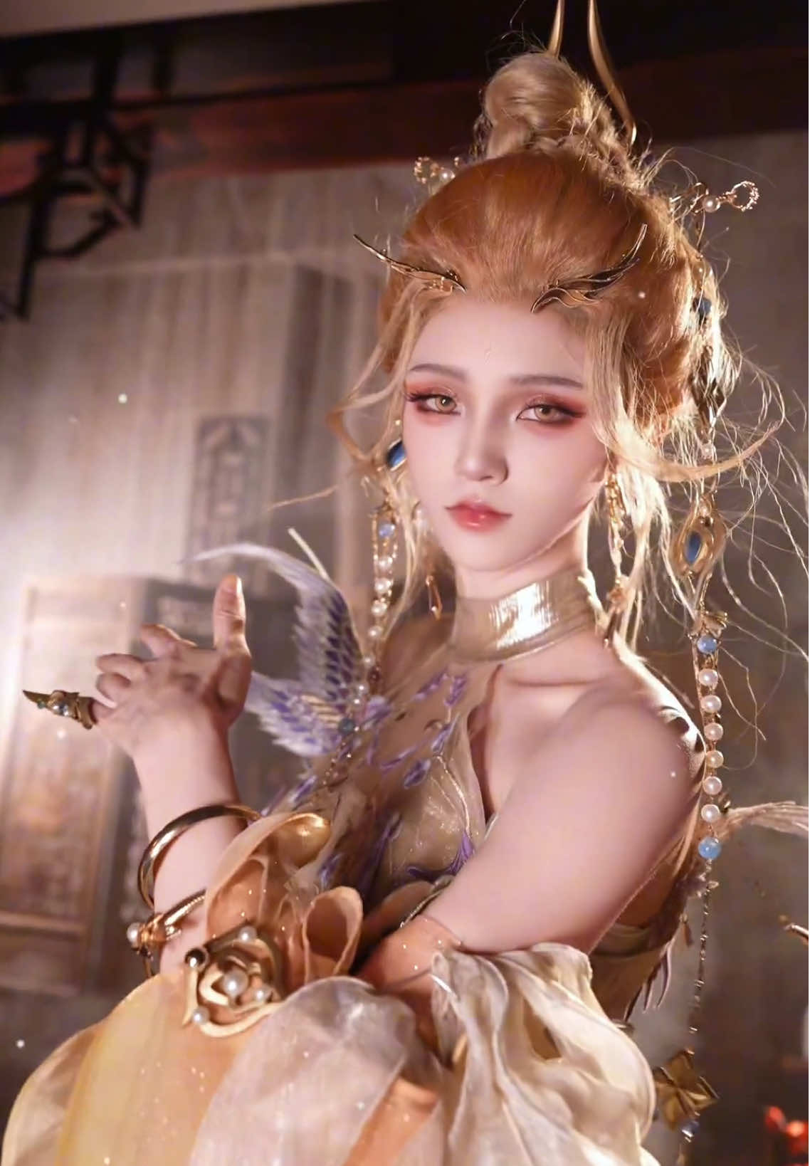 非得捆起来才肯说真话吗 #永劫无间手游 #永劫无间 #cosplay #南宫锦