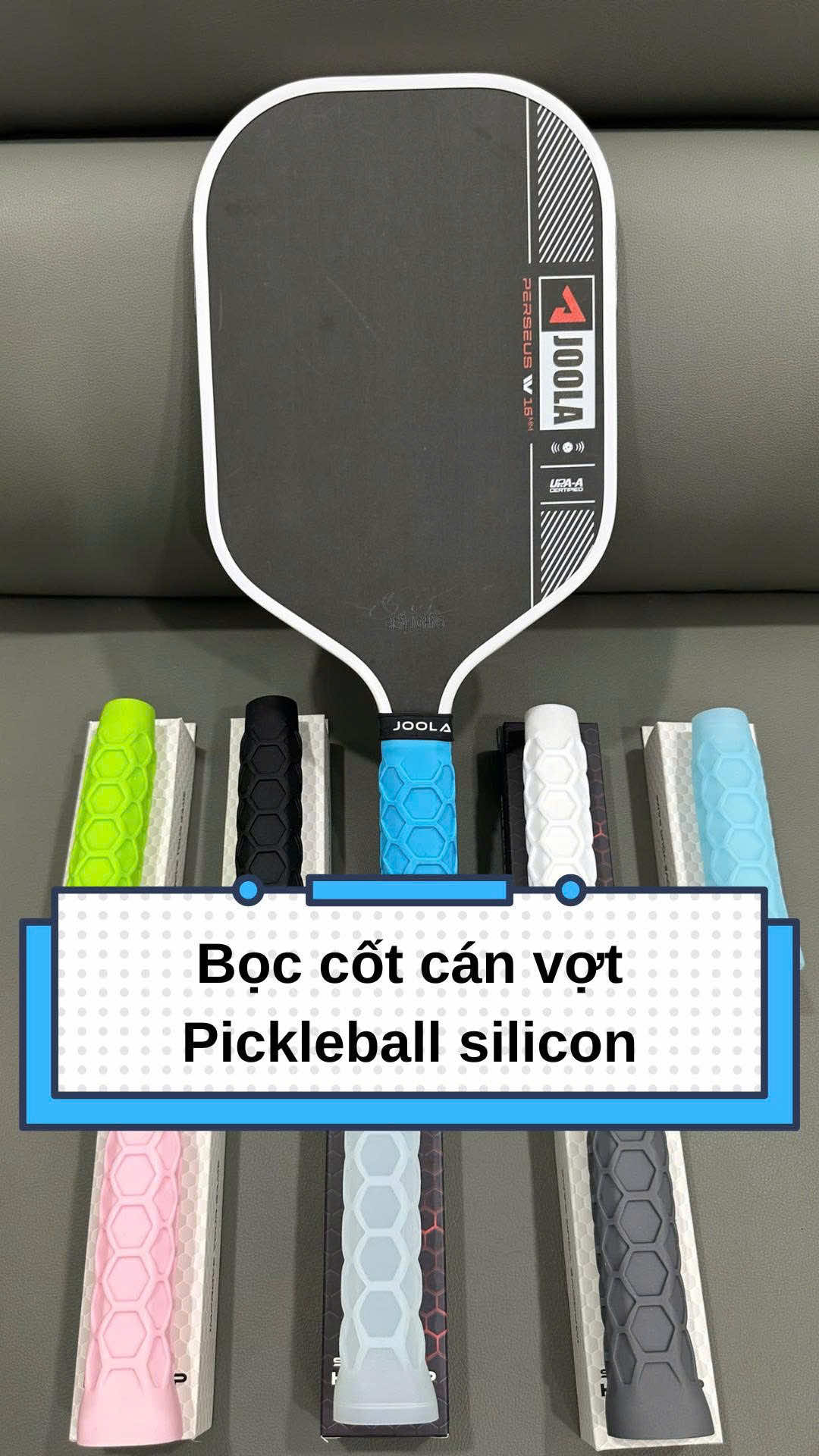 Bọc cốt cán vợt Pickleball Silicon #f5sport #phukienthethao #votpickleball #boccotcanvotpickleball #pickleball 