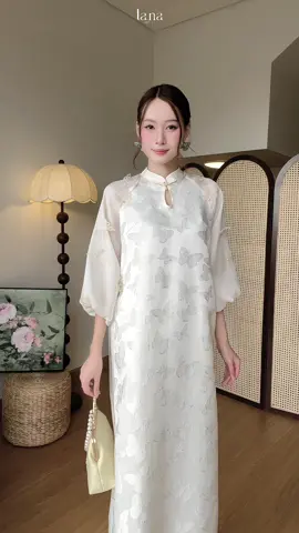 ÁO DÀI TỊNH NGHI @Áo dài Lana Sang trọng từ chất liệu, tinh tế từ từng chi tiết – áo dài dành cho quý cô thanh tao #SD384 #thoitrangtiktok #lanadesignvn #áodaivietnam 