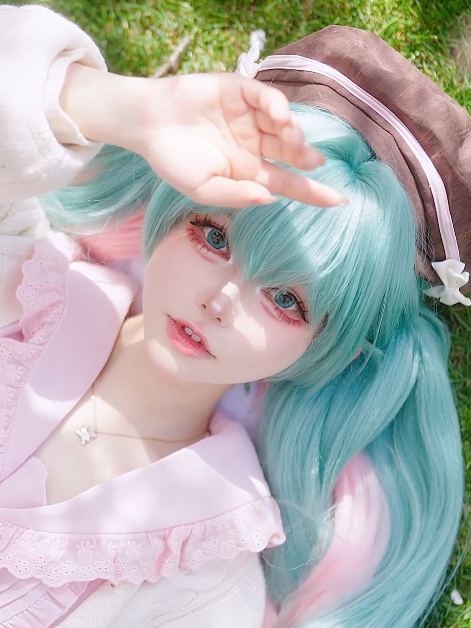 桜の下で、一緒にデートしよう♡#初音ミク#ミク#miku#cosplay#VOCALOID
