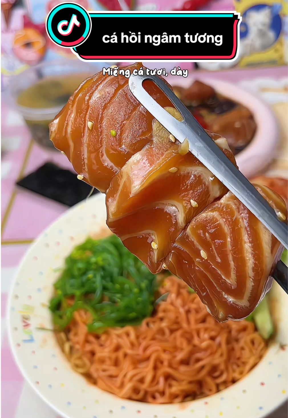 mẹ vắng nhà thì ăn gì 🍣🍜 #ancungtiktok #cahoingamtuong #mitron #micay 