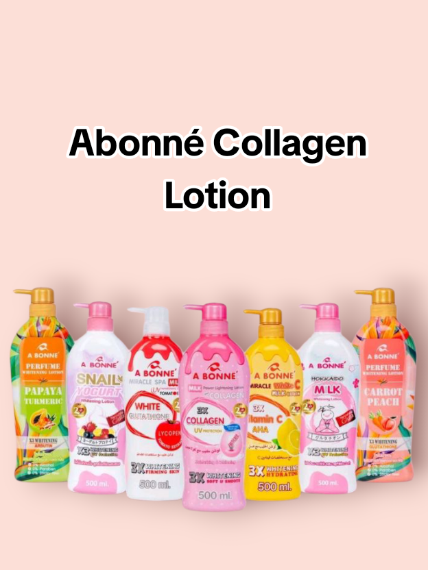 Abonne Whitening Milk Lotion. disclaimer⚠️ effects may vary to individuals‼️  #abonnewhiteningmilklotion #abonnecollagenlotion #abonnecollagen #bodylotion #abonnelotionph 