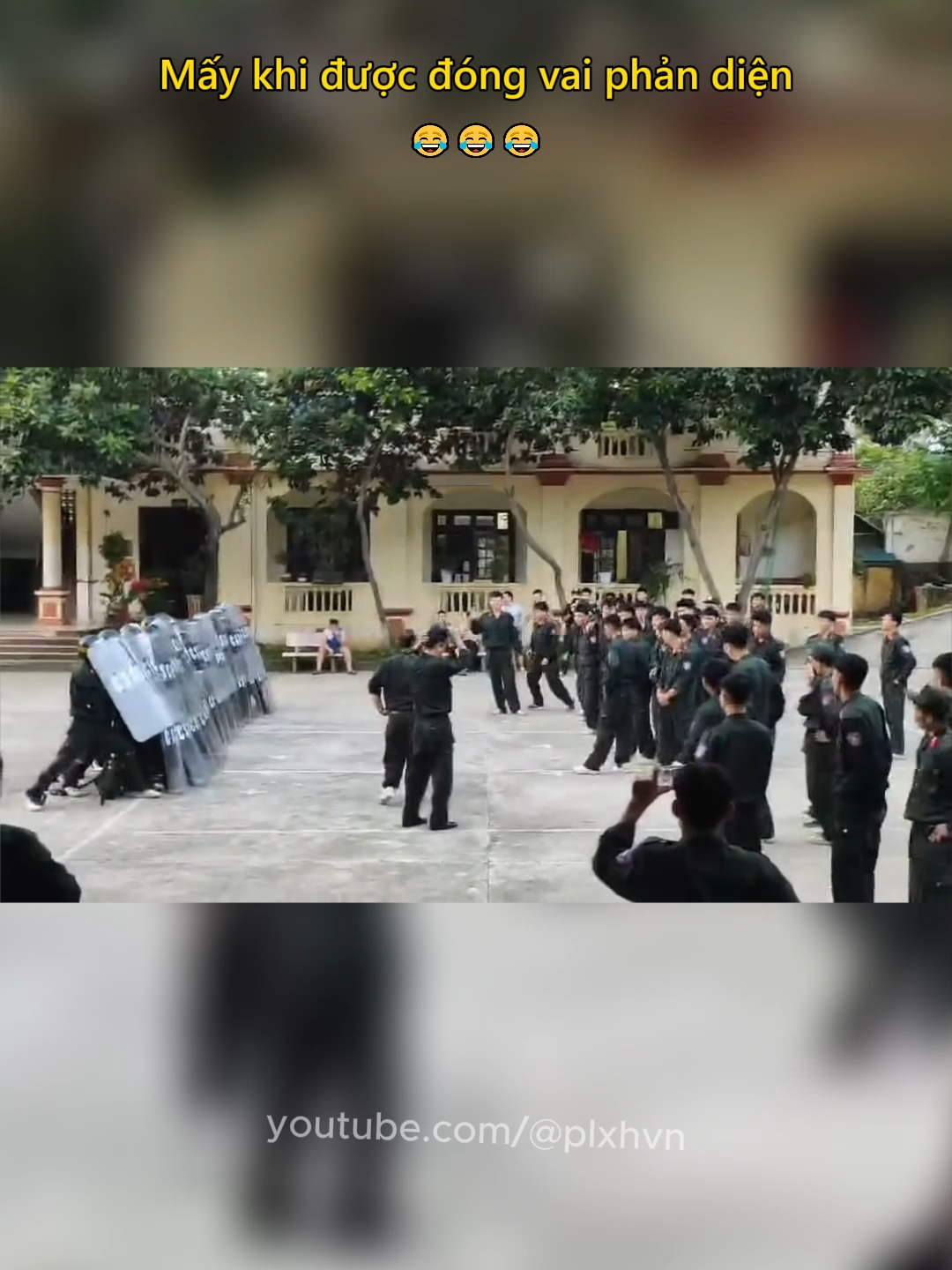 Mấy khi được đóng vai phản diện 😂 #canhsatcodong #luyentap #congan #suckhoe #vuive #vuinhon #plxhvn #phapluatxahoi