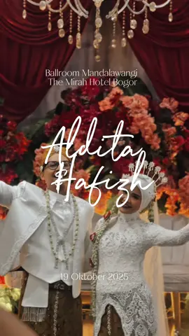 Congratulations on your wedding, Aldita & Hafizh ✨  Thank you for choosing The Mirah Hotel Bogor to be part of your special day. Wishing you a lifetime of love and happiness ✨ #themirahhotelbogor #hoteldibogor #vanueweddingdibogor 