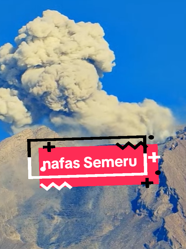 semeru pagi hari ini 19/10/2025 #semeru #semerulumajang #erupsi #fyp #fypシ゚ 