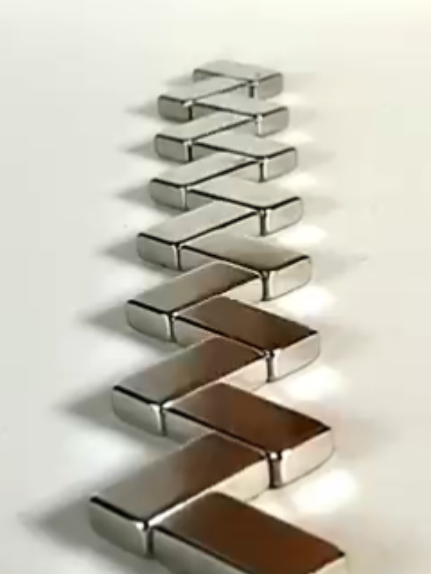 Big Block Chain Reaction _neodymium _satisfying #viral #fyppppppppppppppppppppppp #million#follovers #fypp 