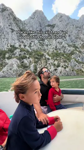 Places like this exist, and yet people still choose Disney? #mydisney #disney #travelfamily #albania #komanilake