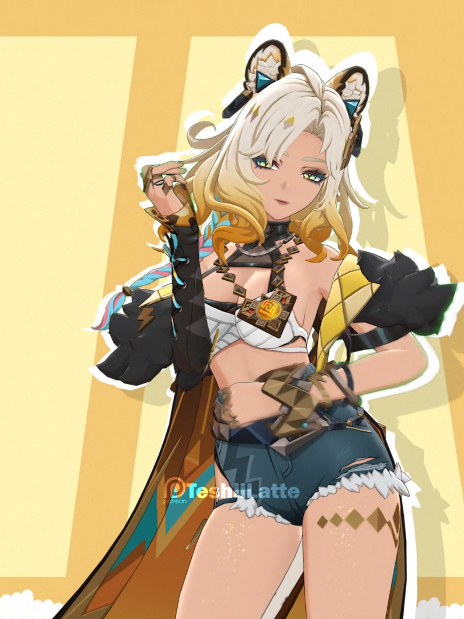 Xilonen Dia Delicia! 😳 #xilonen #シロネン #希诺宁 #genshinimpact #animation