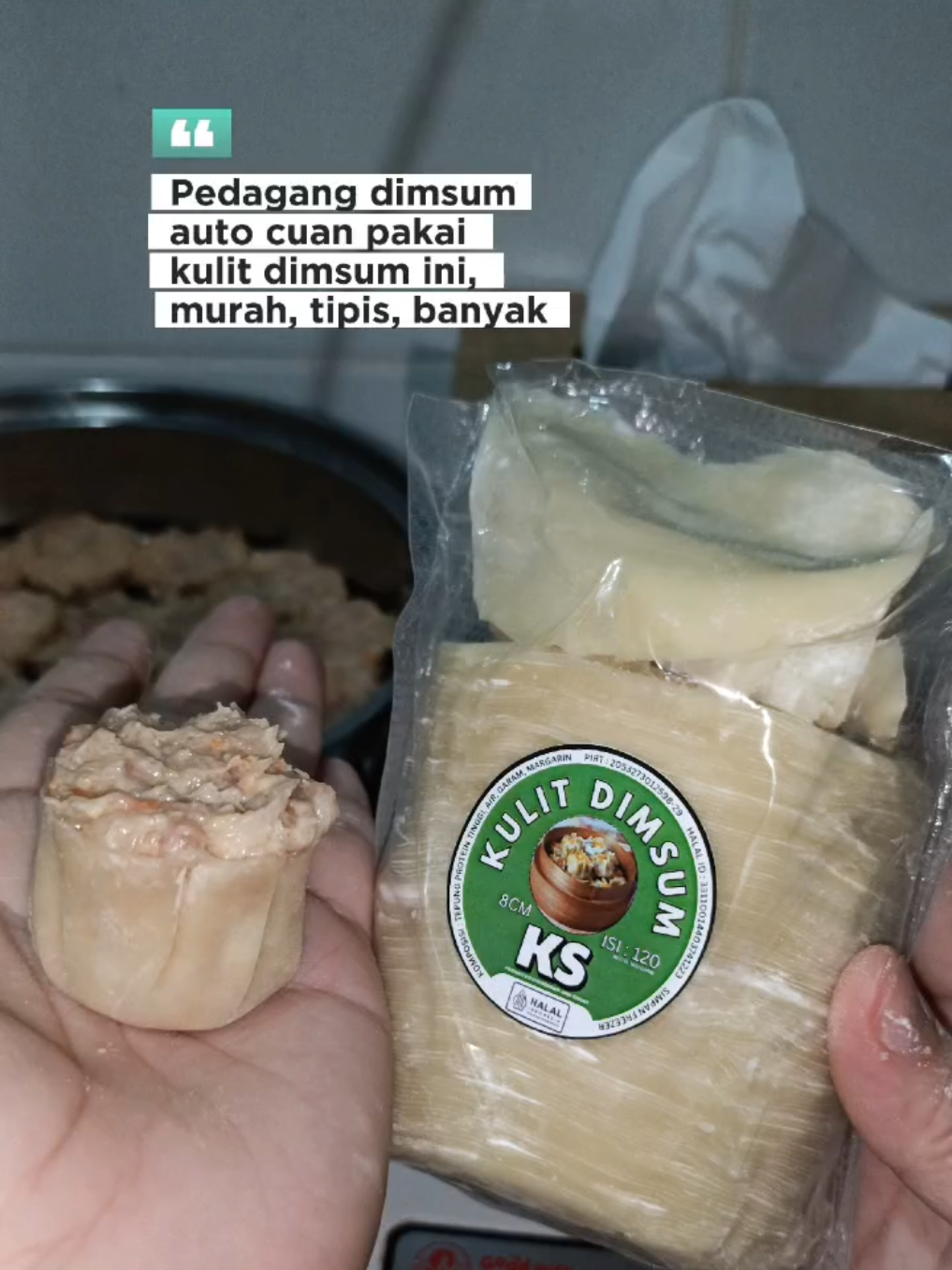 cocok ni buat yang jualan perdimsum-an ga bikin boncos 🤭❤️ ✅ 7cm = 145 lbr ✅ 8cm = 120 lbr (aku pakai yg ini) ✅ 9cm = 100 lbr ✅ 10cm = 85 lbr