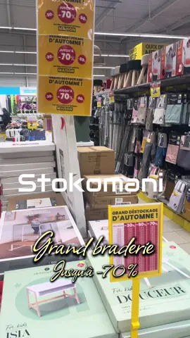 BONPLAN chez Stokomani grand braderie jusqu’à -70%  . . #stokomani #bonplan #promos #deco 