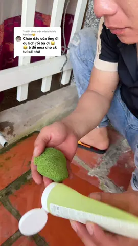Trả lời @Miit Mơ Rewiew😊  Có miếng bông mút bọt biển chồng tui ổng siêng rửa mặt hơn😍 #miengruamat #miengruamatbotbien 