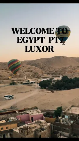 POV: You’re watching the sunrise over Luxor from a hot air balloon 🎈🇪🇬🌅😍  #LuxorEgypt #HotAirBalloon #SunriseVibes #TravelTok #egyptadventure 