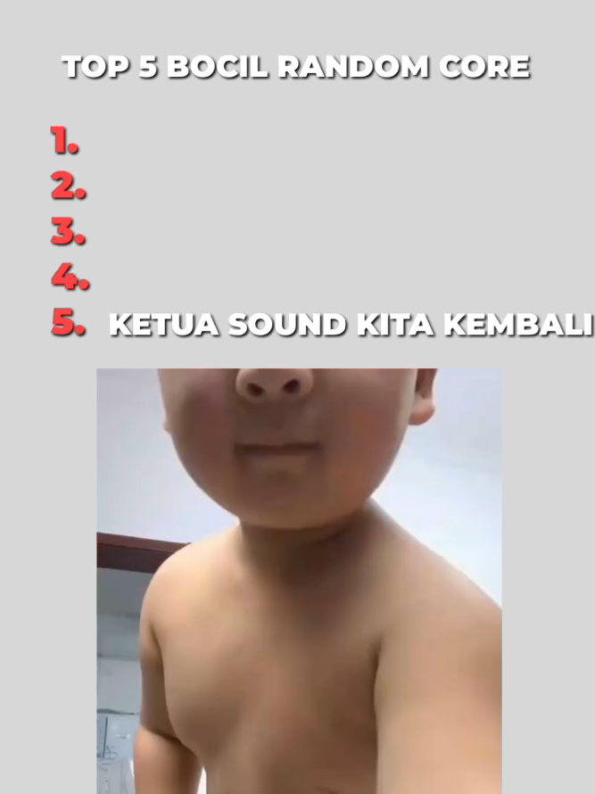 Bagian 1 | TOP 5 BOCIL RANDOM #top5 #bocil #memestiktok #viralvideo #fyp 