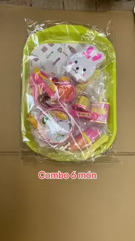 Combo 6 món siêu hot nhà em - đồ chơi đút đồ ăn pudding, mì ramen, bánh gấu, humberger #dochoitreem #dochoichobe #pudding 