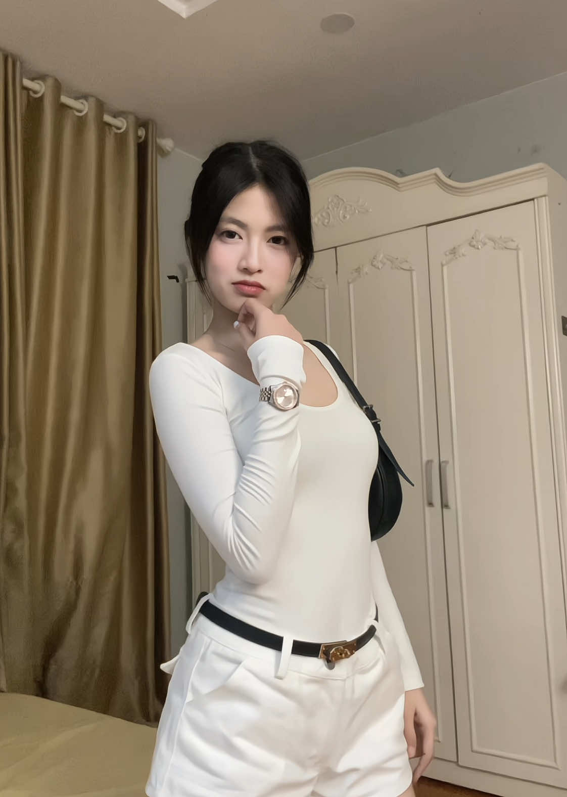 Xài sound này xíu mn vô combat cho coi 🤓 #xuhuong #outfitideas #myoutfit #bodysuit #quanbo 