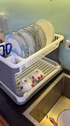 Kệ úp bát đĩa chắc chắn dày đẹp #keupbattrenbonrua #keupbatdia #keupbatdia2tang 