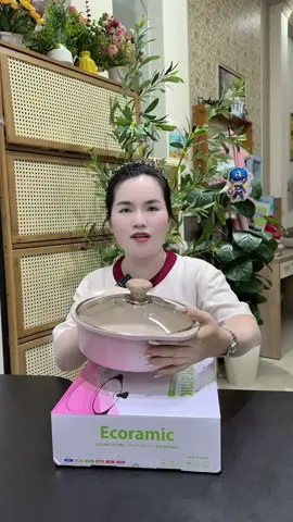 Nồi cạn gốm ceramic chống dính #noiceramic 