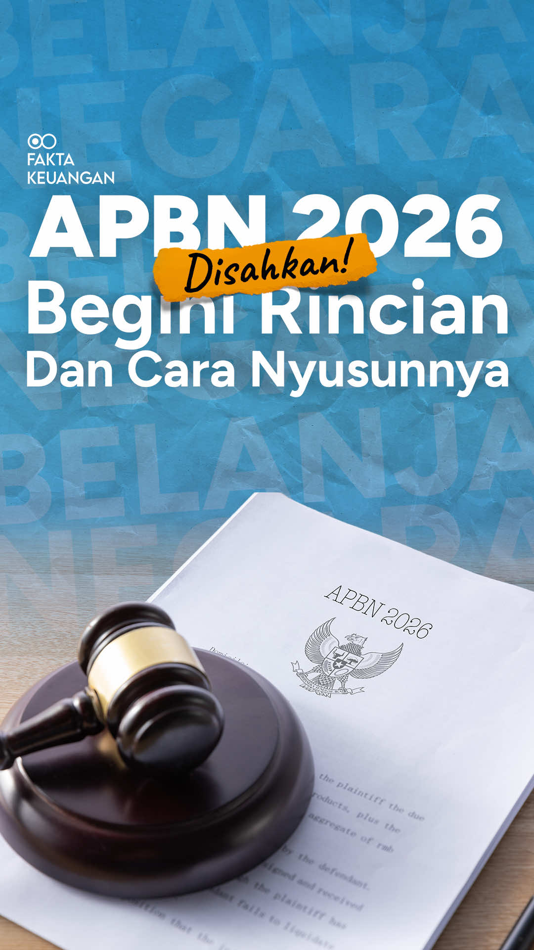 📢APBN 2026 resmi disahkan DPR ! Tapi kalian tau nggak sih, bikin APBN itu ternyata siklusnya panjang banget, nyampe 2,5 tahun! Nih, mending kalian cek di sinii! #PahamDuluAja