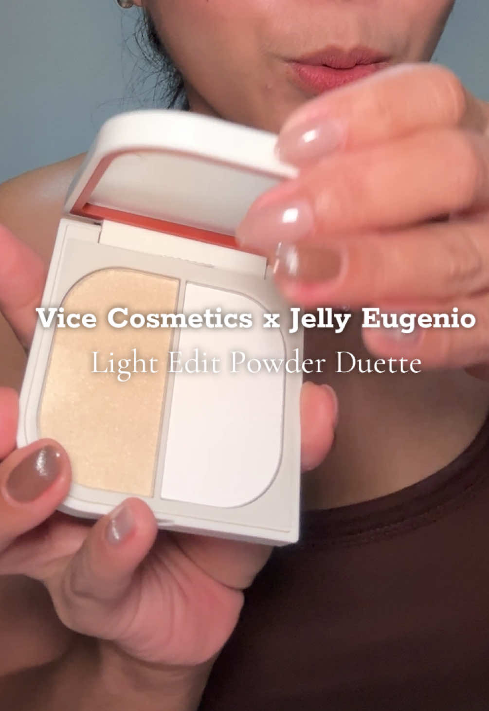 Matte finish na may glow ganoinnn @ViceCosmeticsPH @jelly eugenio 🧿 #vicecosmetics #vxjelly2 #makeup #oilyface #mattefacepowder 