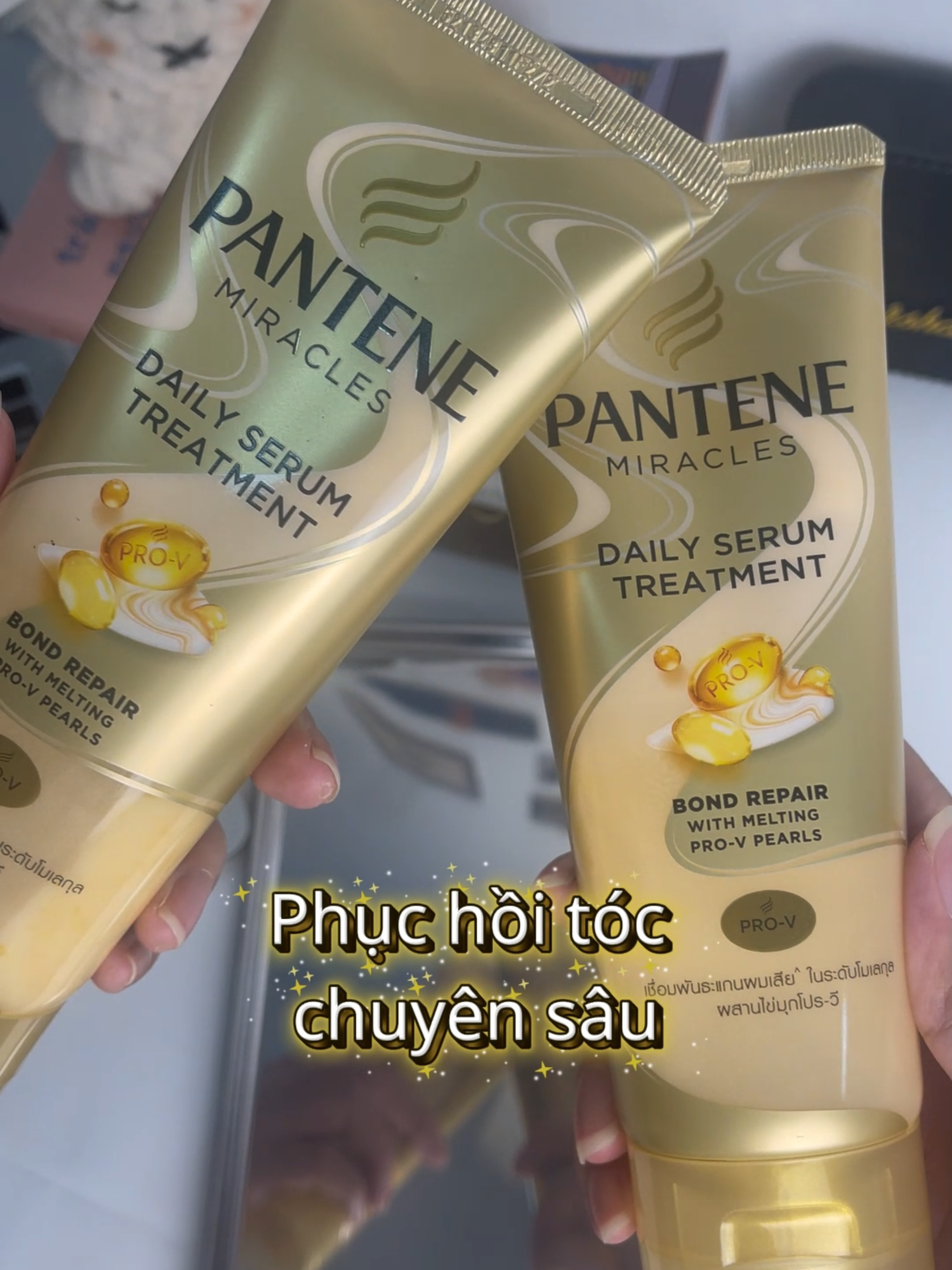 Kem ủ tóc Pantene phiên bản mới Xài một lần là thích mêee ! #Pantene #kemutoc #xuhuongtiktok #unbox #aesthetic