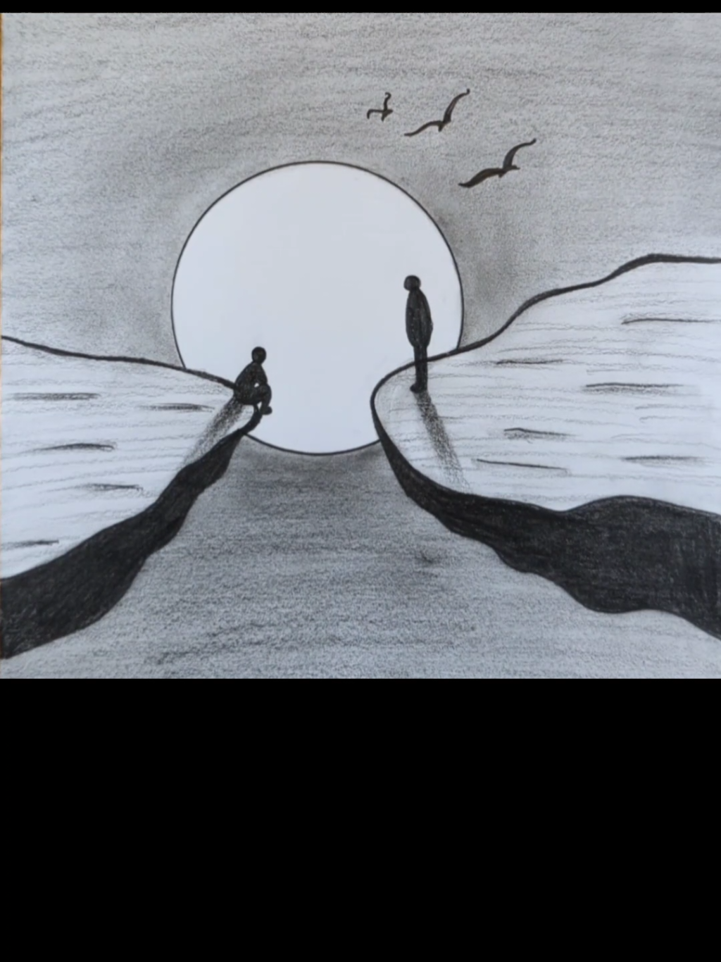 beautiful sunset seen tutorial #stepbystep #drawing #aahansart #scenery 