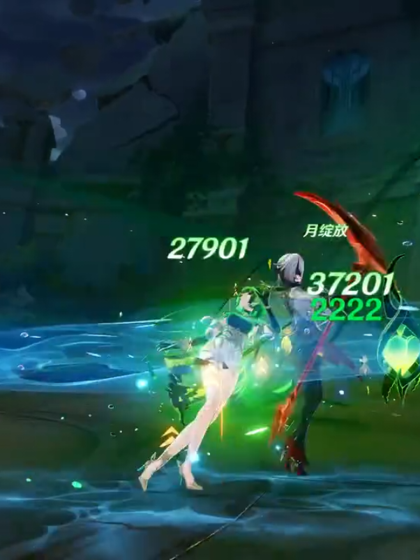 Nefer gameplay | Pháp sư cook ảo quá ae cre:莫娜摸鱼专用 #nefer #genshin #mihoyo #GenshinImpact #abyss 