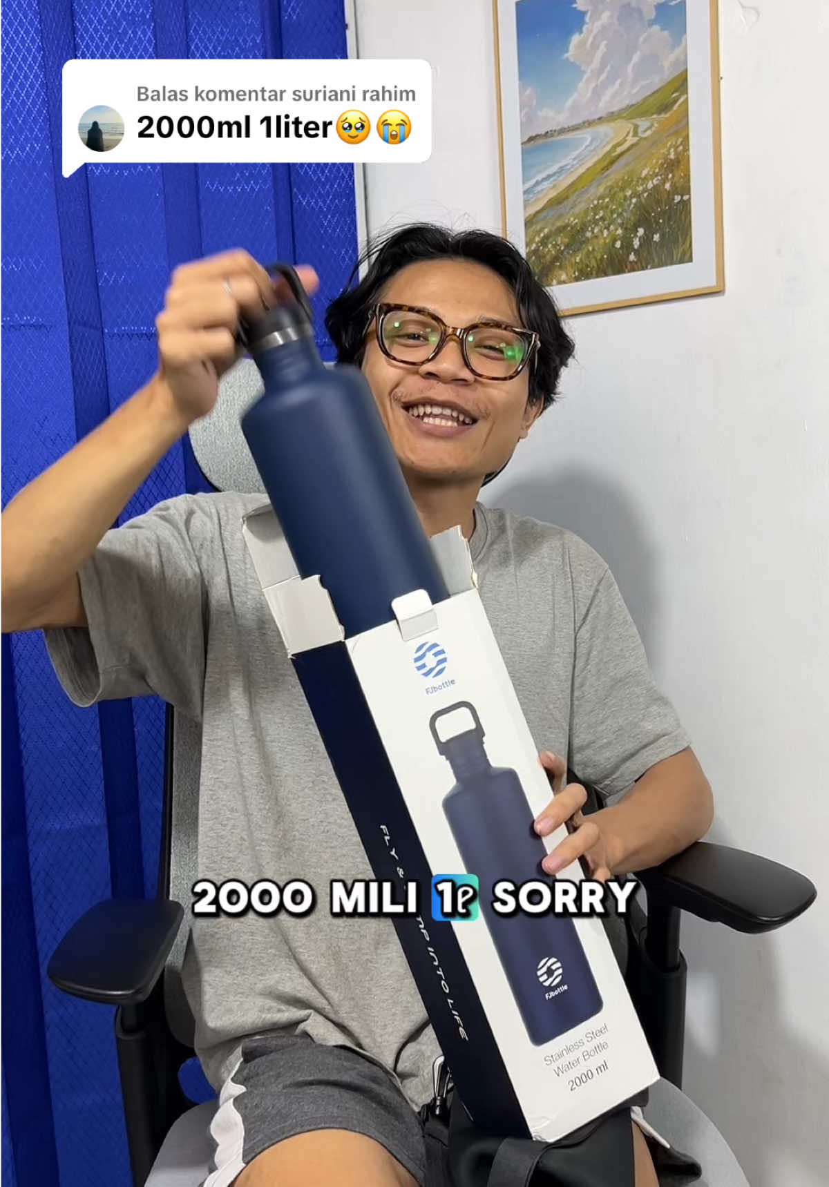 Membalas @suriani rahim promo gokil nih tumbler stainless 2000ml #tumblerstainless #tumblerviral #fjbottle 