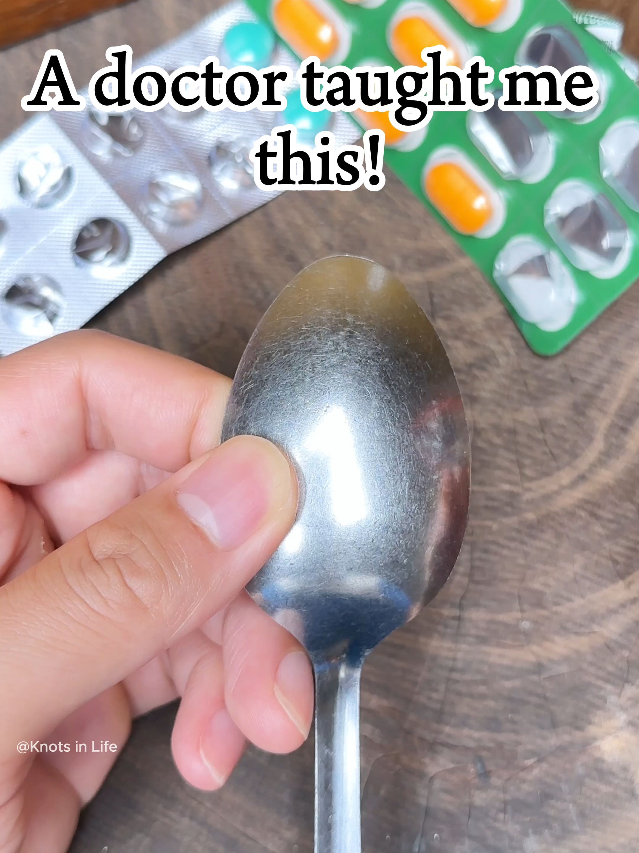 Remember This Spoon Trick – Split Pills Easily!