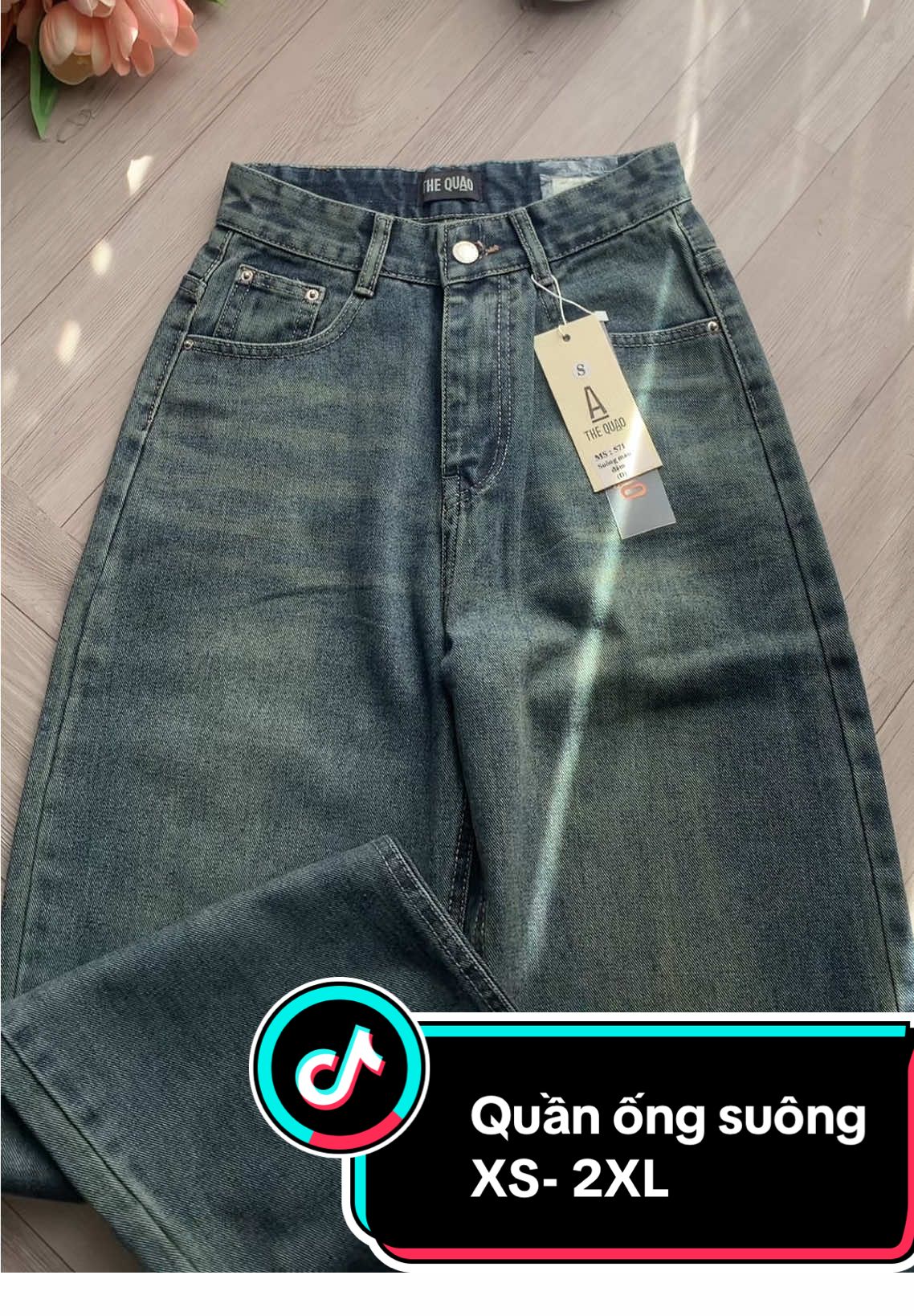 Quần ống suông màu đẹp quá#xuhuong #thoitrangnu #ypfッ #quanjeans #quansuongbigsize 