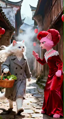 baby cat update it's stepmother software #chubbycats #catvideos #catstory #aicatstory 