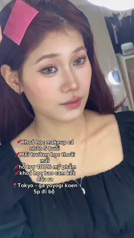 Khoá học cần đăng ký trước một tháng. Tháng 11 đang vào lịch rồi nè nhanh tay giữ chỗ nha các nàng #makeuptokyo #xuhuong #daymakeupcanhan 