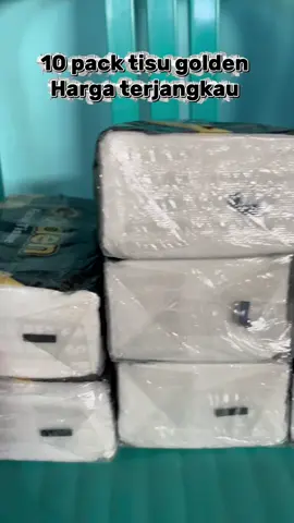 10 pack tisu golden harga bersahabat yuk buruan order di keranjang kuning #tisumurah #tisu #tisugolden 