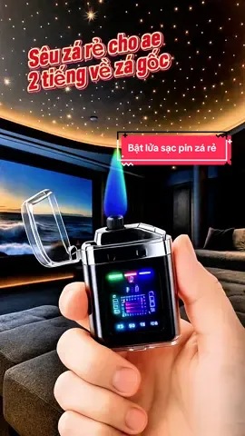 Bật lửa sạc pin xịn lắm đang sêu zá rê cho ae nè#xuhuongtiktok #xuhuong #hopquet #batlua 