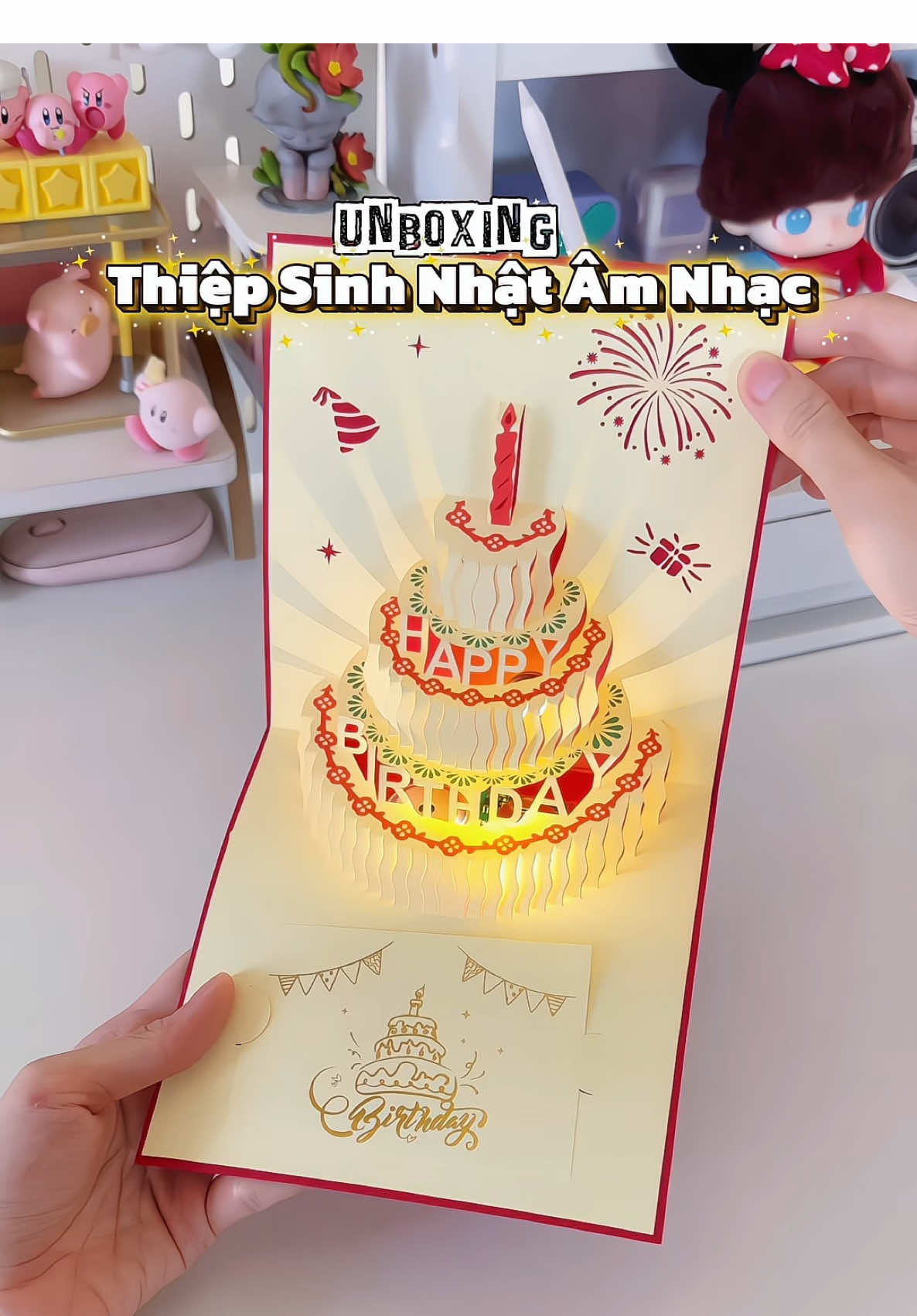 Tưởng tượng người nhận mở thiệp ra vừa bất ngờ vừa vui á 🥰 #quatang #thiepchucmungsinhnhat#thiepchucmungsinhnhatac #imkunn 